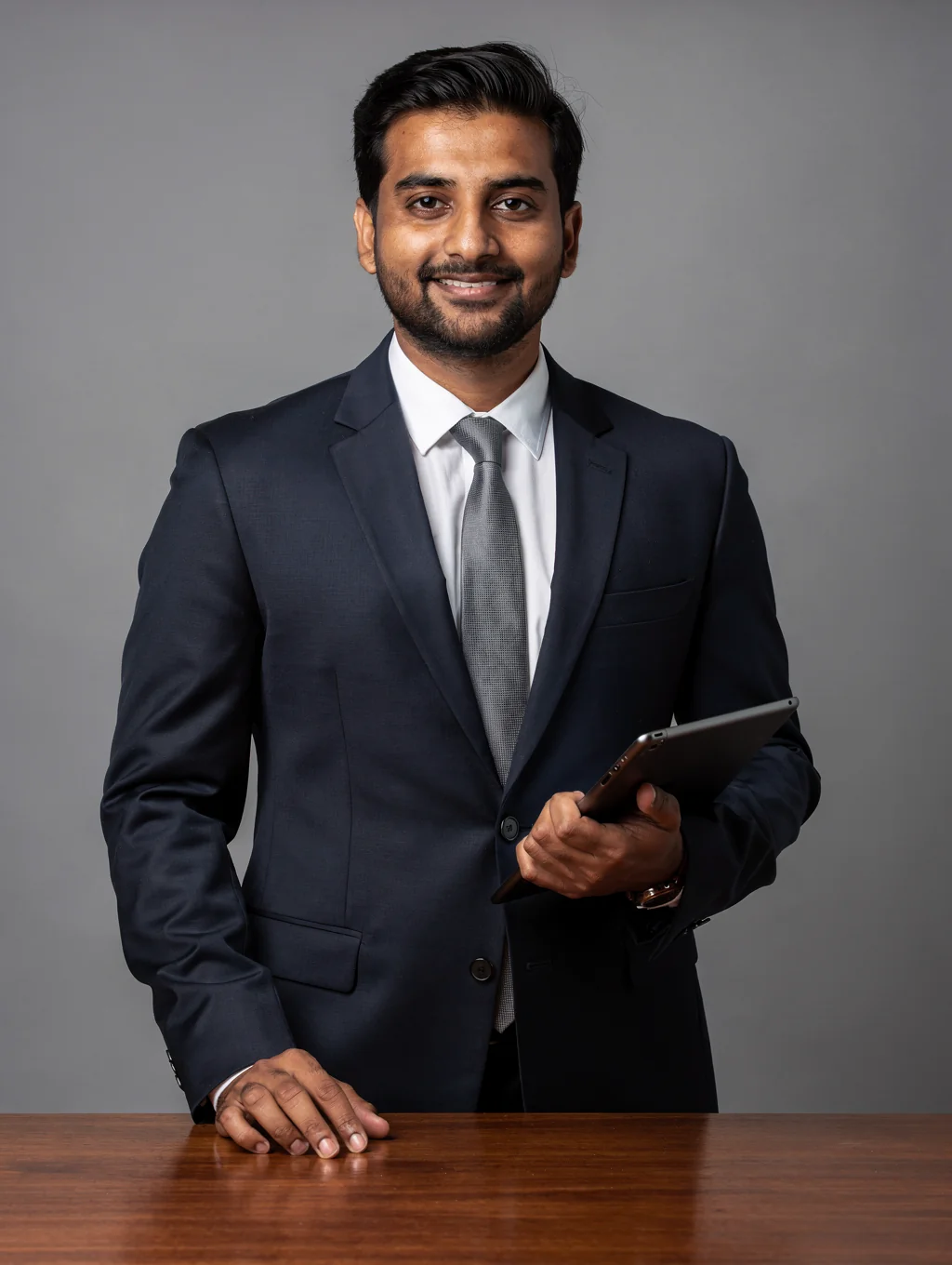 Portrait of Saad Ahmed, Overseas Supply Manager